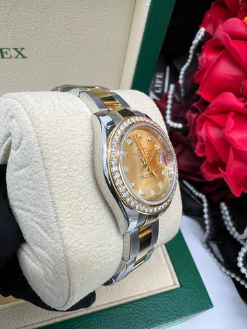 ROLEX Lady-Datejust
26mm Factory Champagne Diamond Dial Original Diamond - Reeluxs 