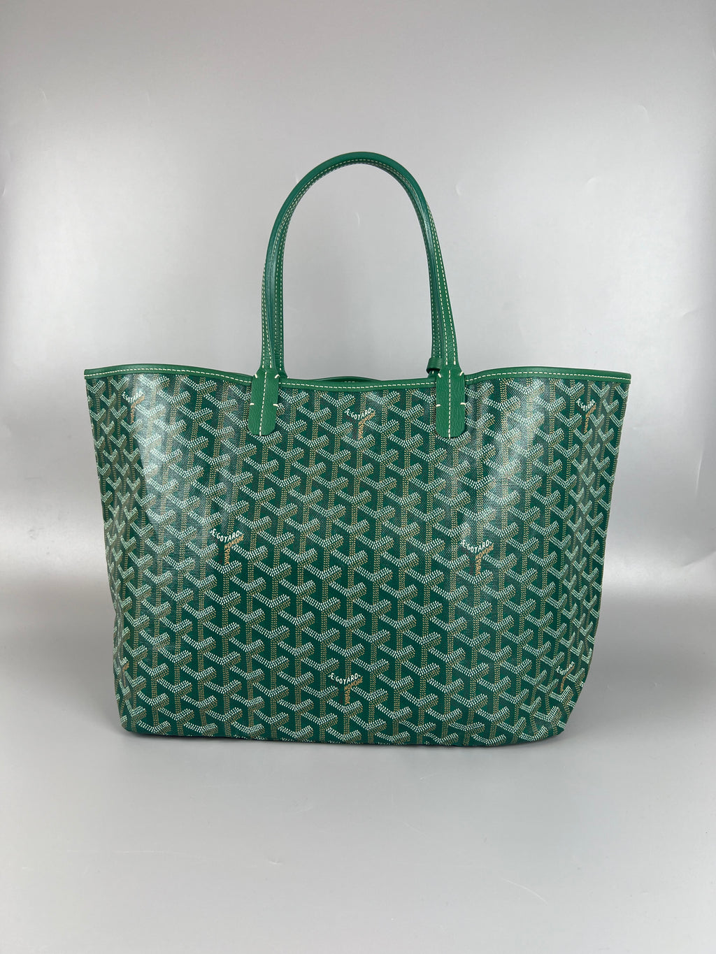 GOYARD Green Goyardini saint  Louis Pm Tote Bag