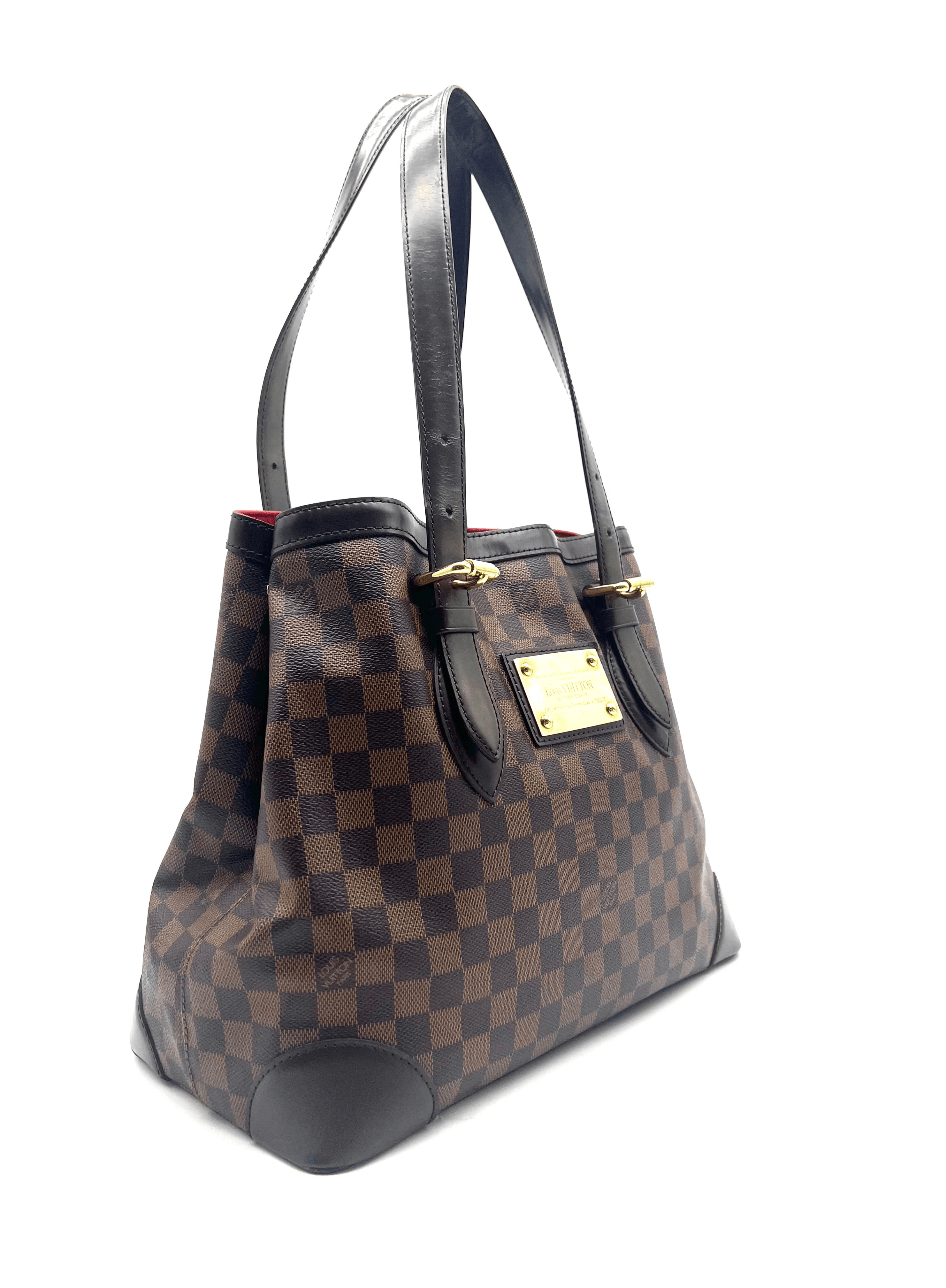 LOUIS VUITTON Damier Ebene Hampstead MM For Women's Shoulder Bag - Reeluxs 