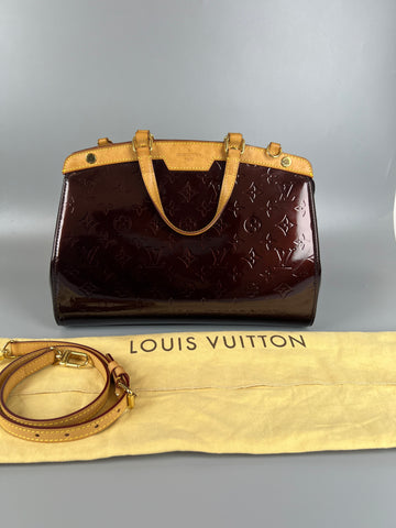 LOUIS VUITTON M91455 Monogram Vernis BreaMM 2WAY Shoulder Bag Hand Bag