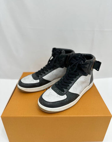 LOUIS VUITTON LV Monogram Rivoli High Top Sneakers