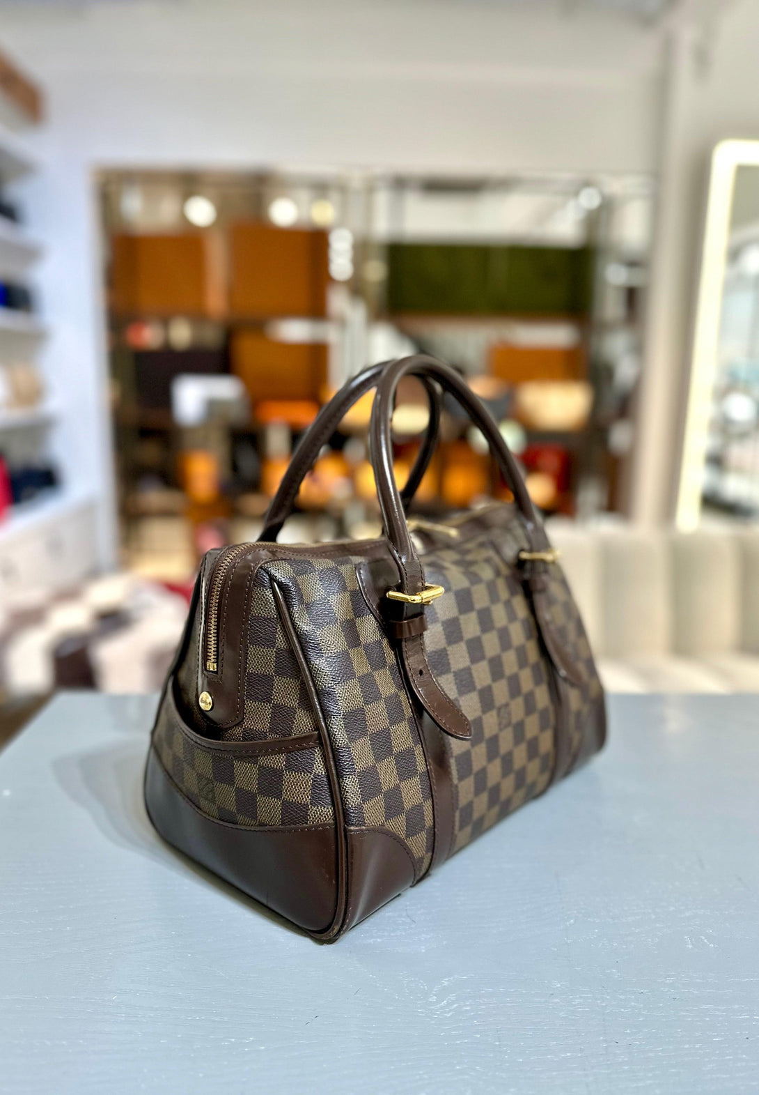 LOUIS VUITTON Damier Ebene Canvas Berkeley - Reeluxs 