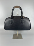 LOUIS VUITTON LV Vintage Jasmine Epi Noir Handbag