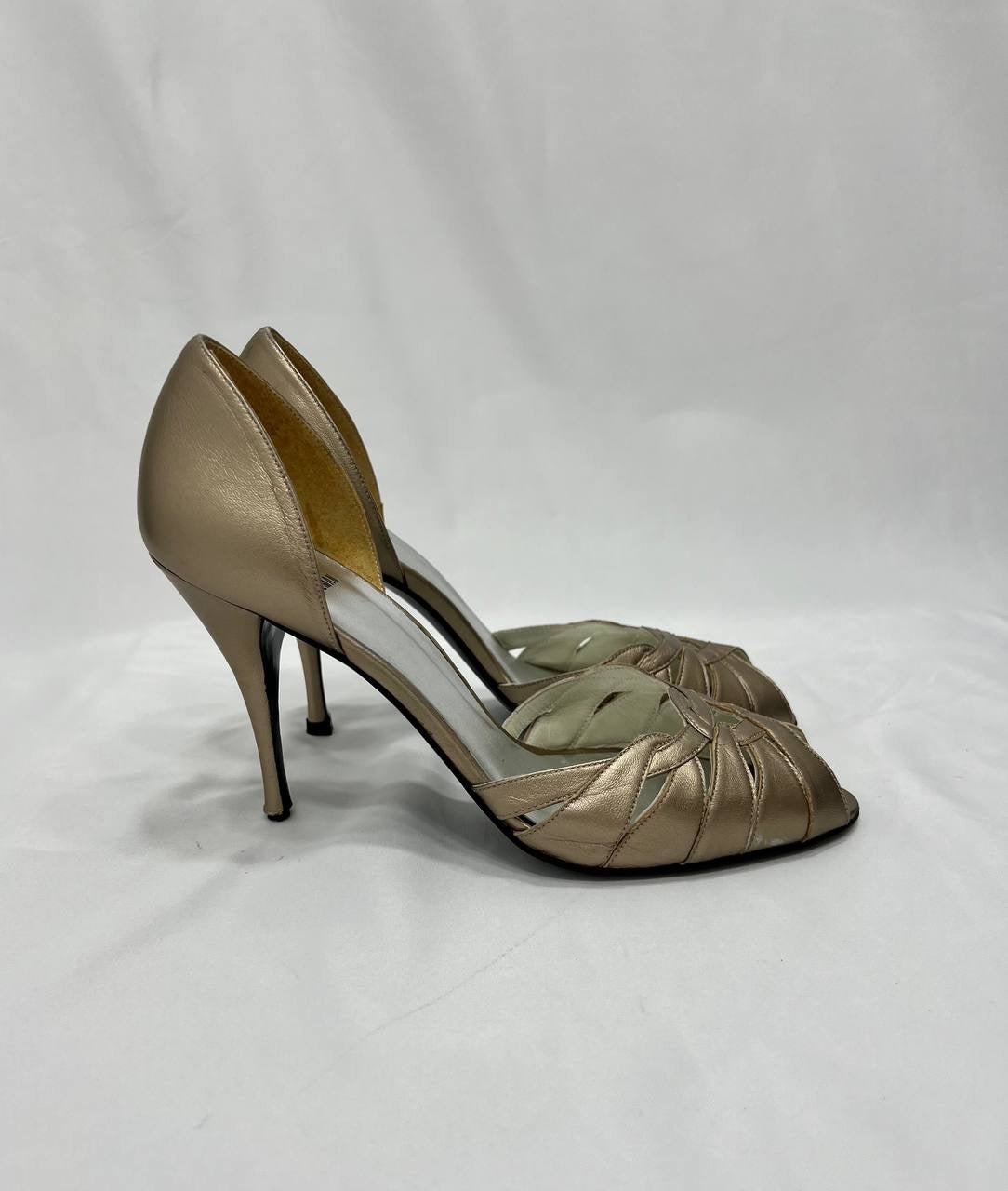 STUART WEITZMAN Gold Heels For Women