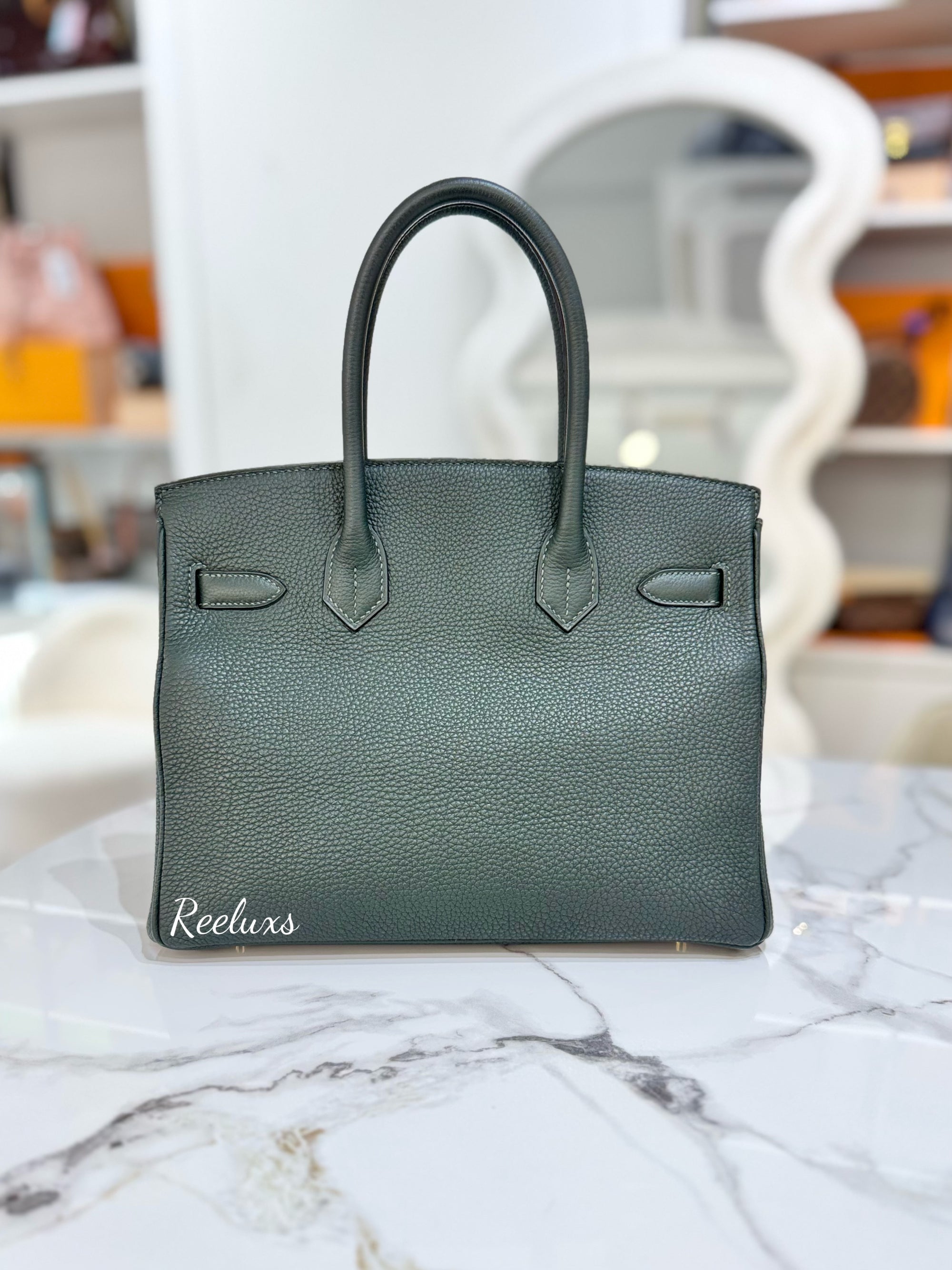 HERMES Birkin 30 Gold Hardware Handbag ( GHW )