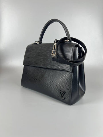 LOUIS VUITTON LV Cluny Top Handle Bag Epi Leather MM