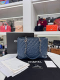 CHANEL Grand Shopping Tote Caviar Leather with Silver-Tone Hardware