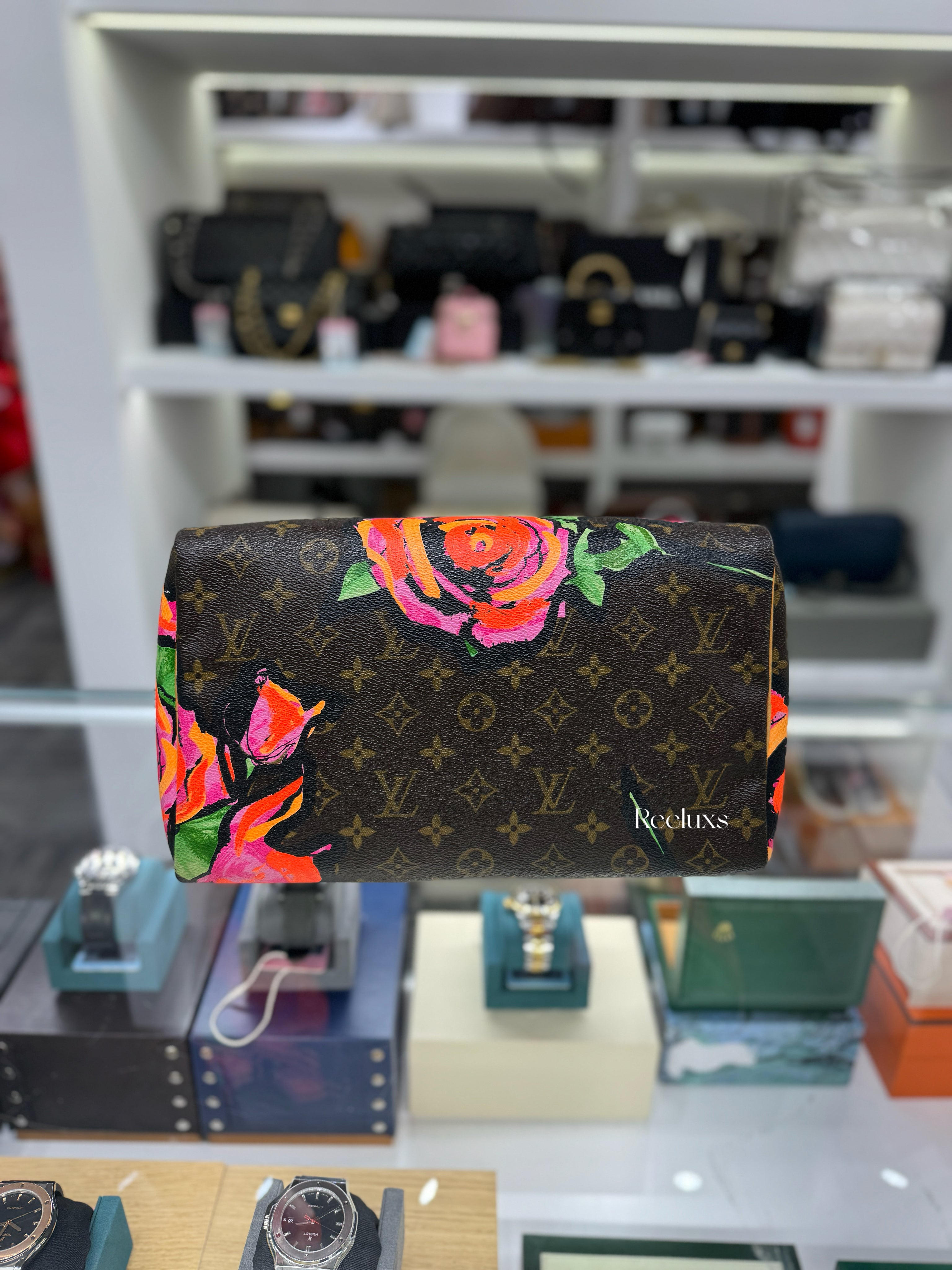 LOUIS VUITTON X Stephen Sprouse Roses Speedy 30