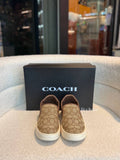 Coach Mott Driver Khaki Signature Loafers