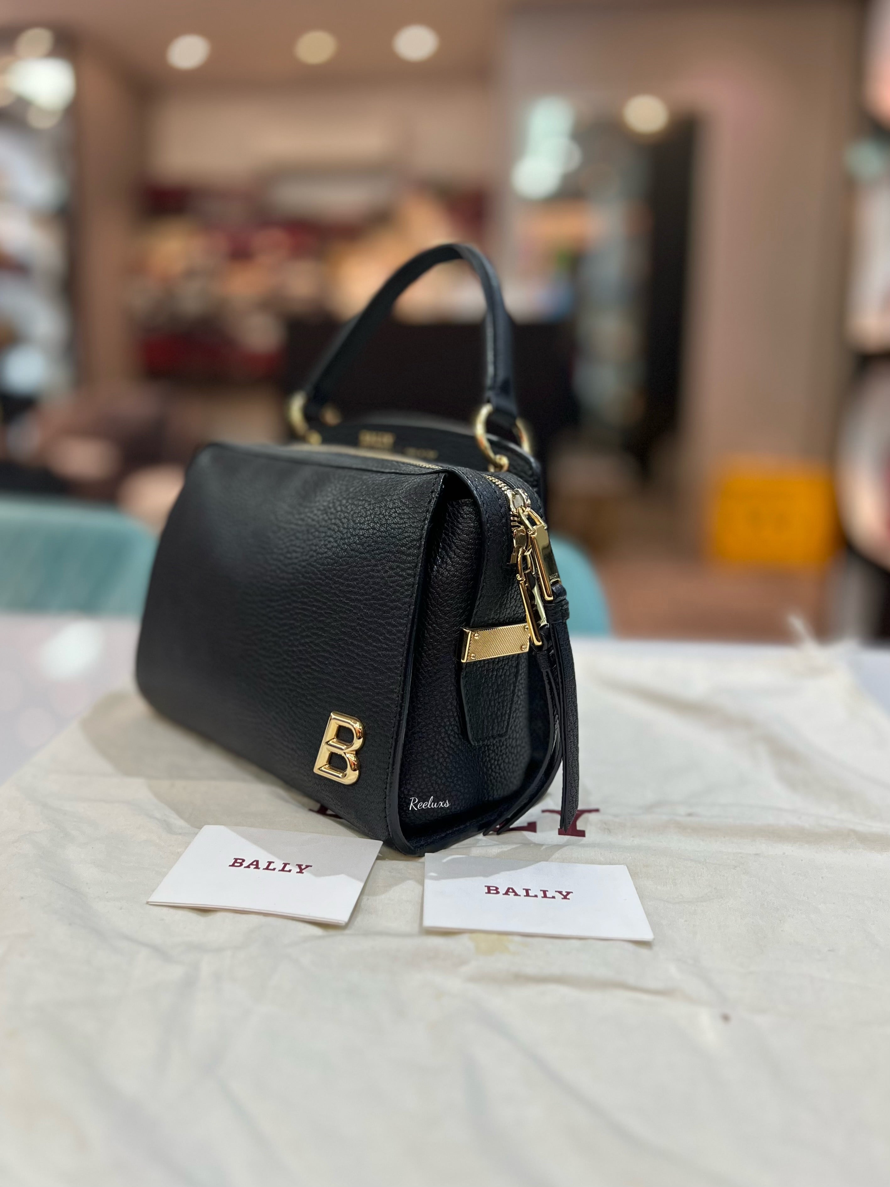 BALLY Amoeba Top Handle Bag