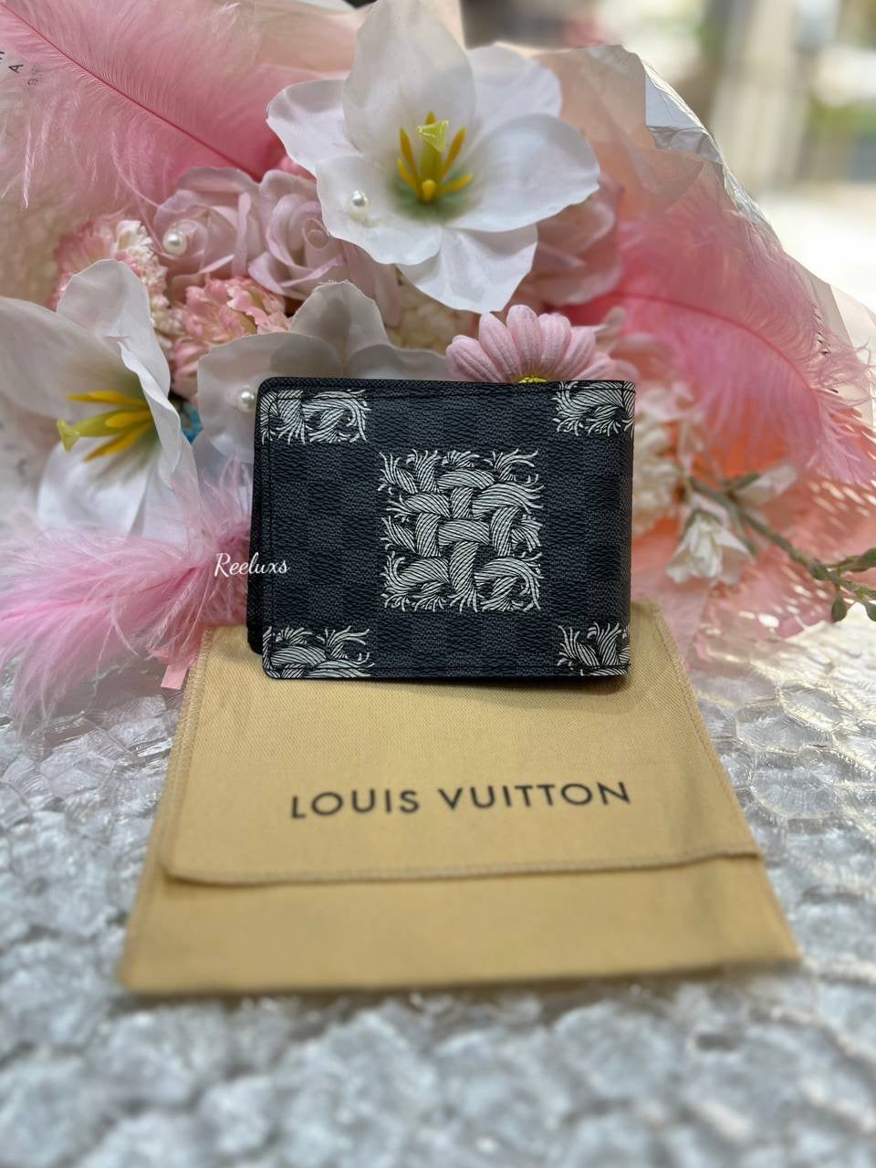 LOUIS VUITTON LV Damier Graphite Nemeth Multiple  Wallet