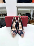 TED BAKER Kawaap Chelsea Floral Printed Court Heeled Shoes