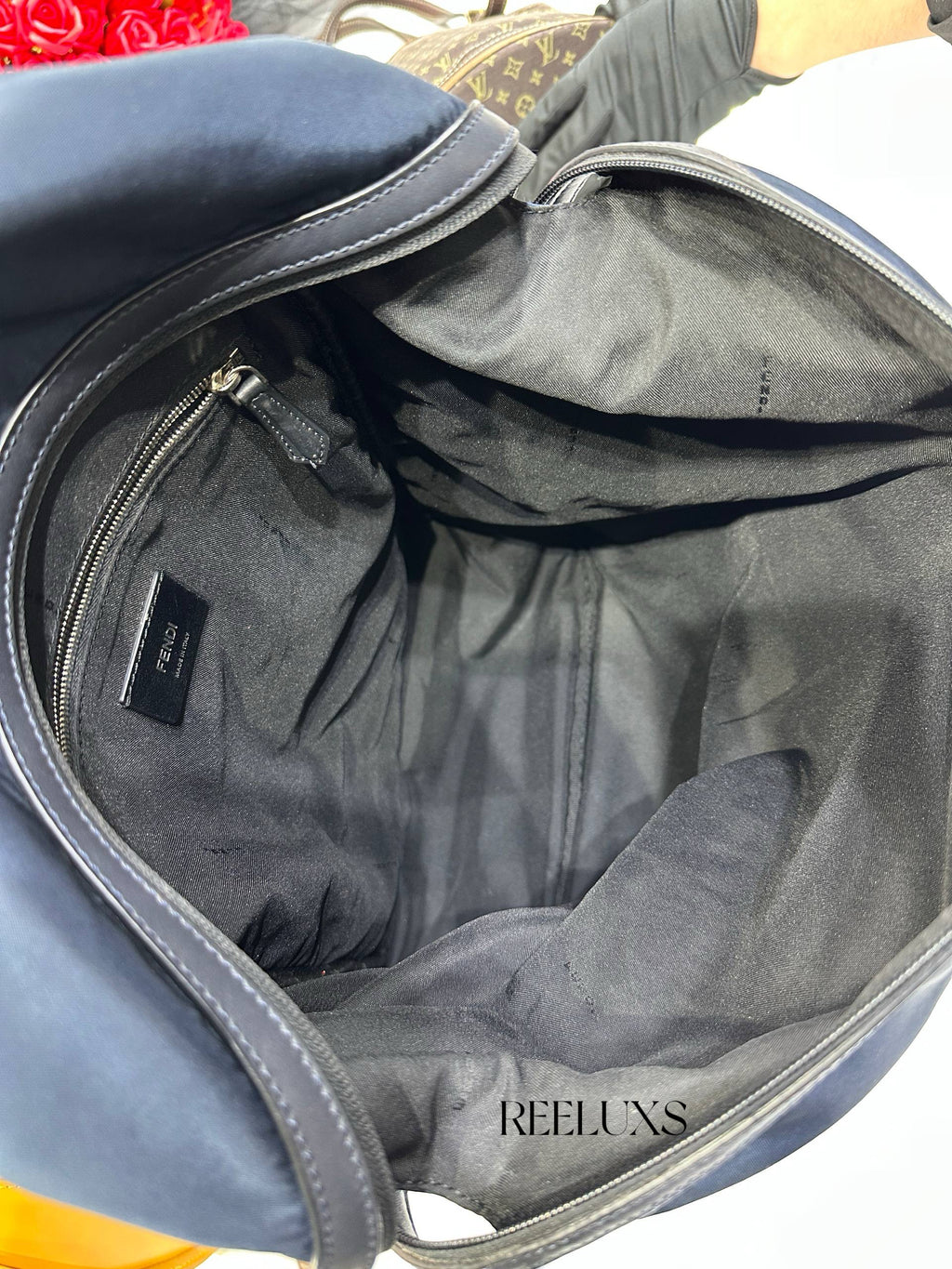 Fendi Monster Eye Nylon Backpack