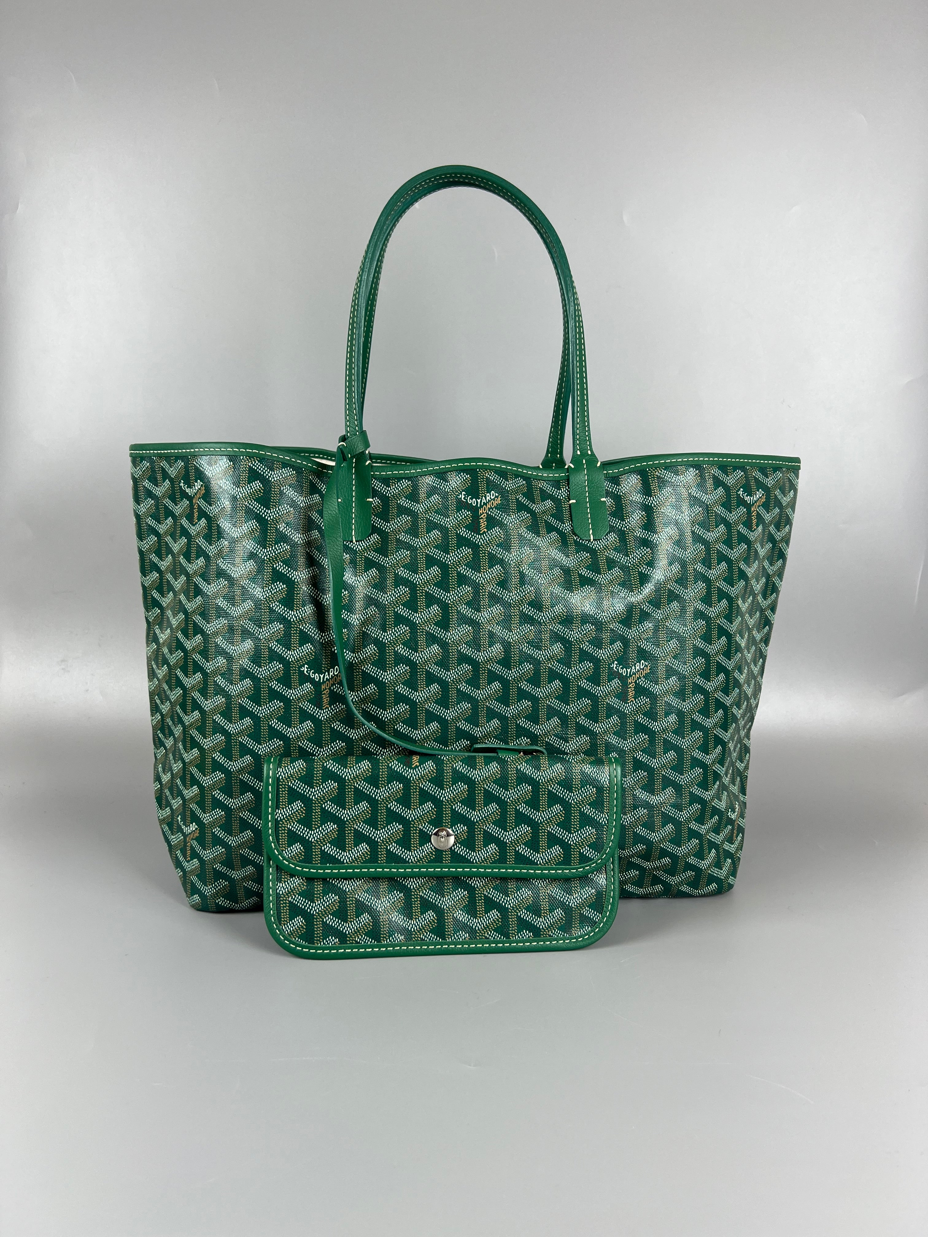 GOYARD Green Goyardini saint  Louis Pm Tote Bag