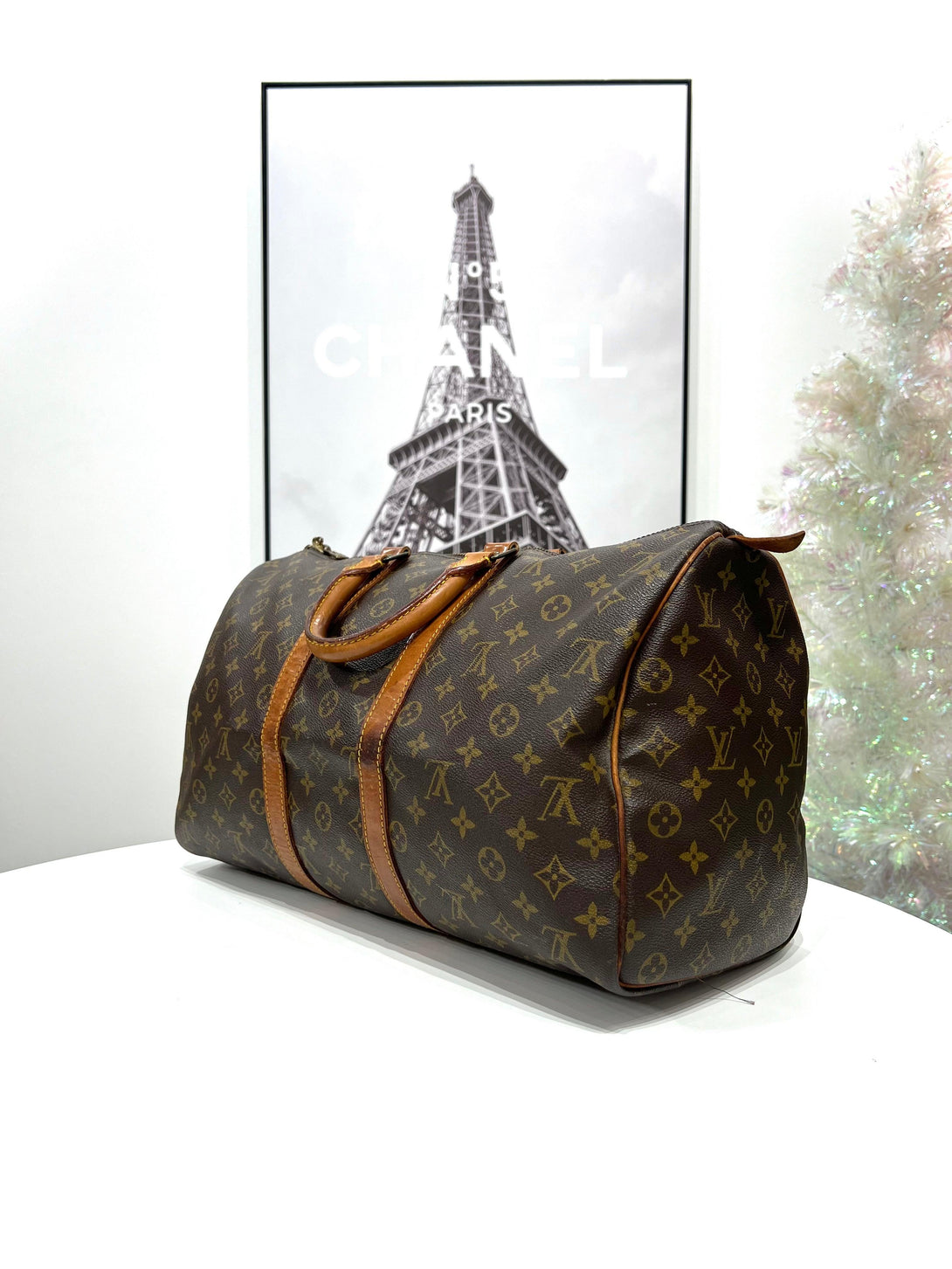 LOUIS VUITTON Keepall Bandolier 45 Travel Bag - Reeluxs 