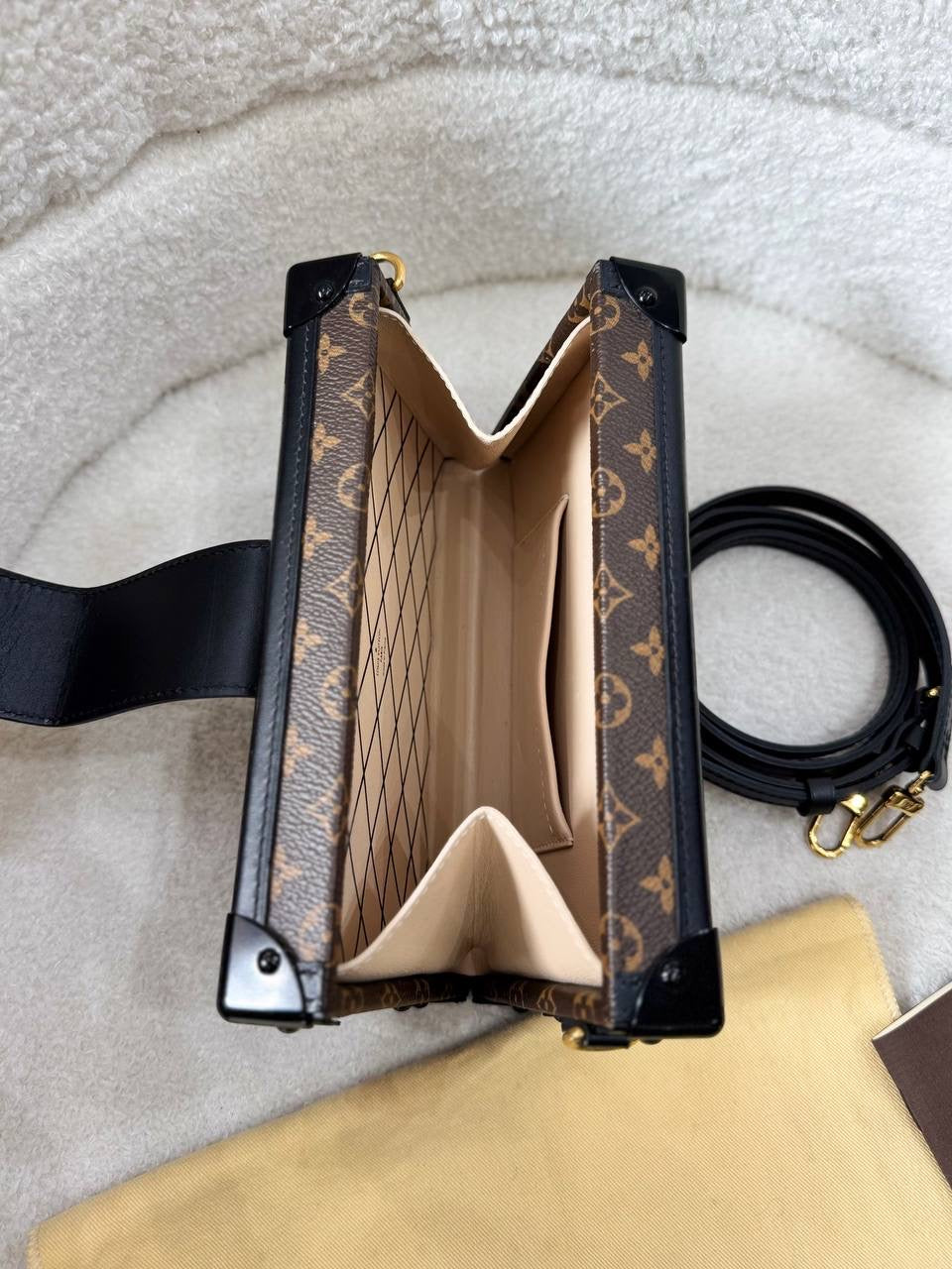 LOUIS VUITTON LV  Petite Malle Monogram Crossbody Bag