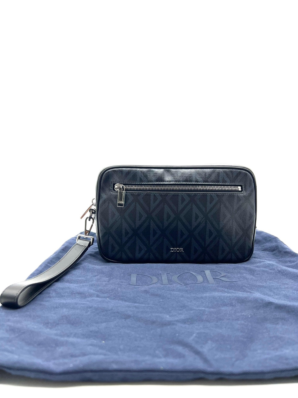 DIOR Clutch Diamond Canvas For Men - Reeluxs 