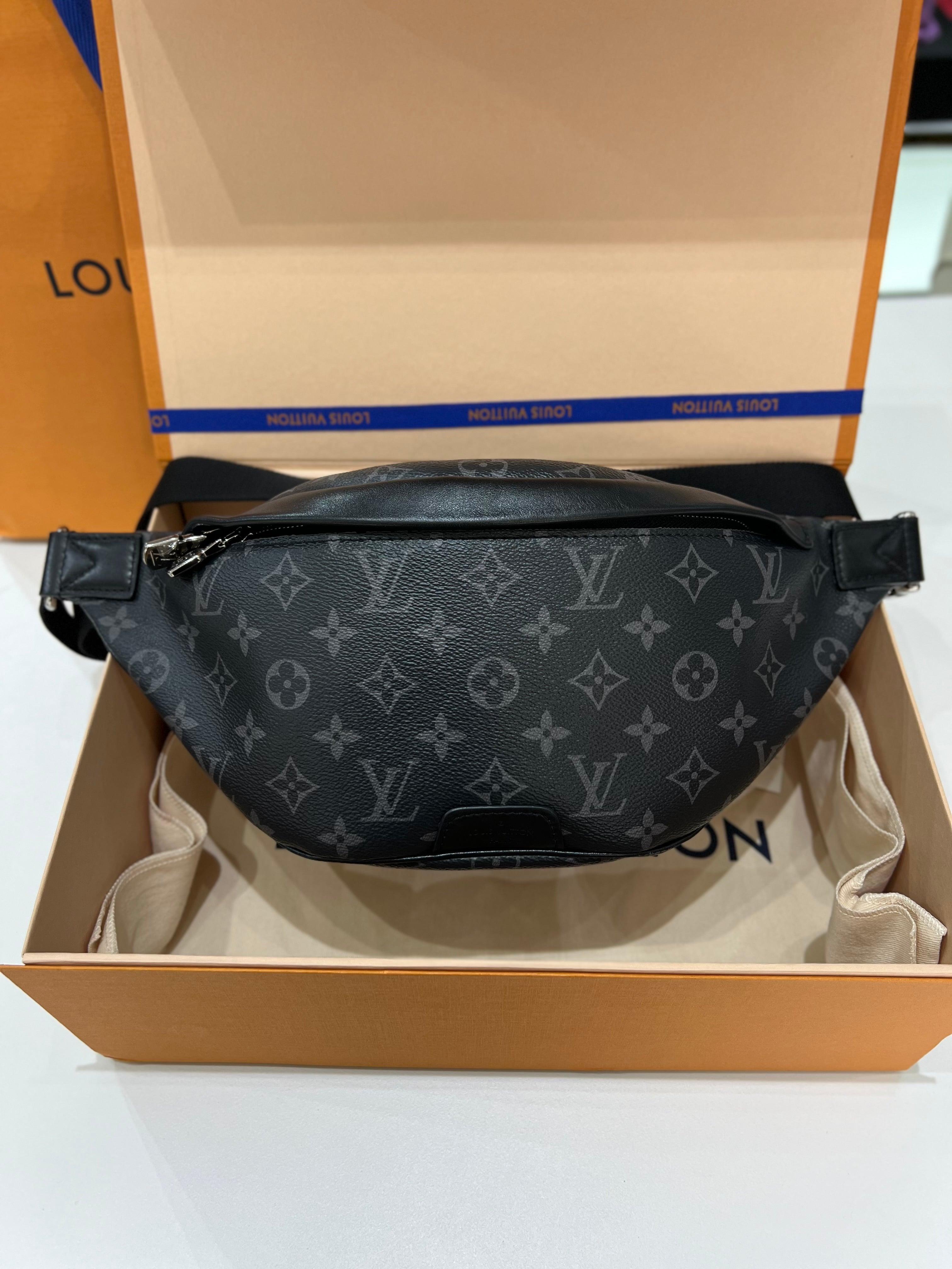 Full Set NFC LOUIS VUITTON Monogrameclipse Discovery Bumbag PM Men Belt Bag - Reeluxs 