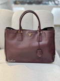 PRADA  Saffiano Maroon Tote Bag