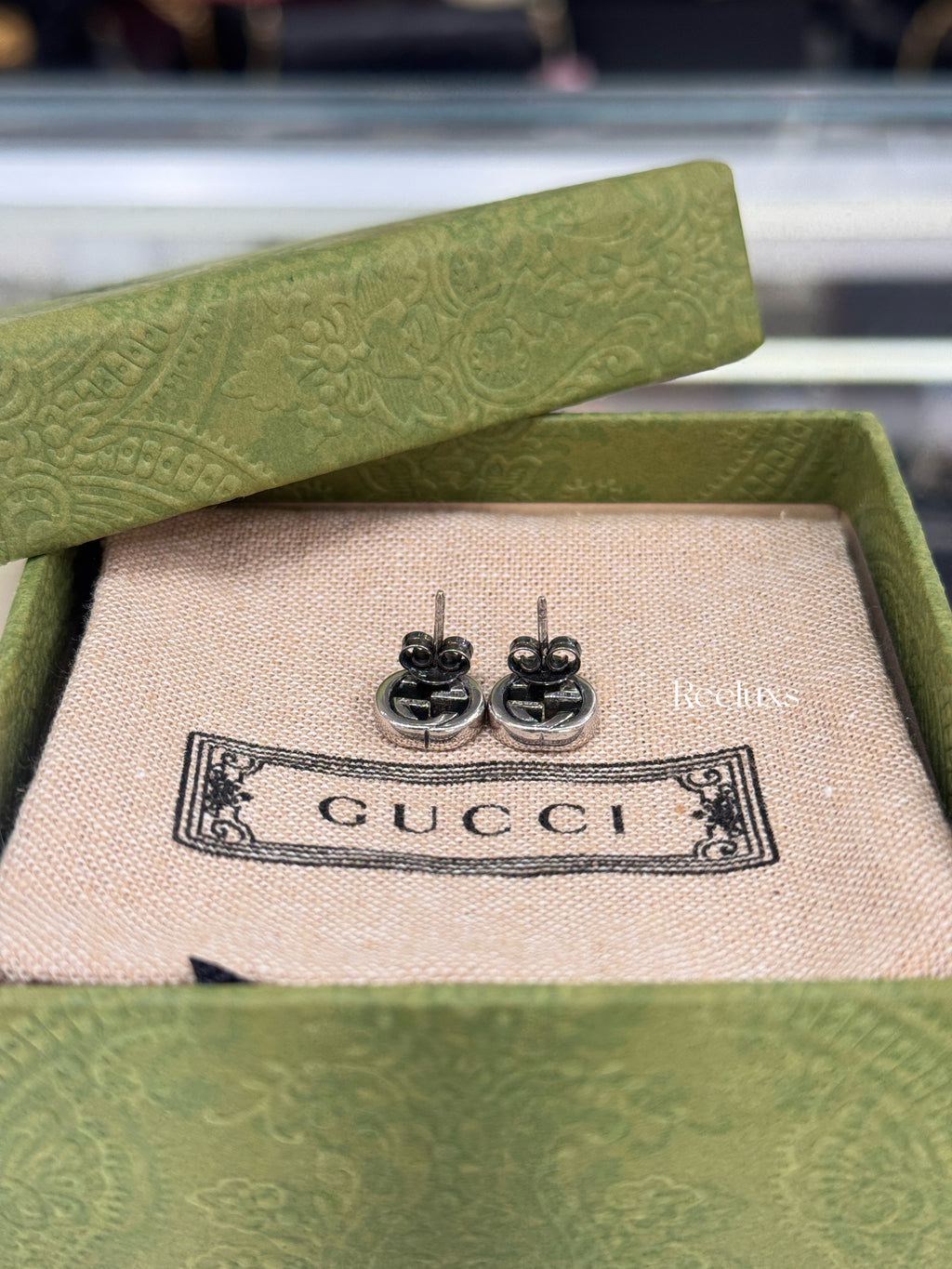 Gucci Interlocking G Stud Earrings