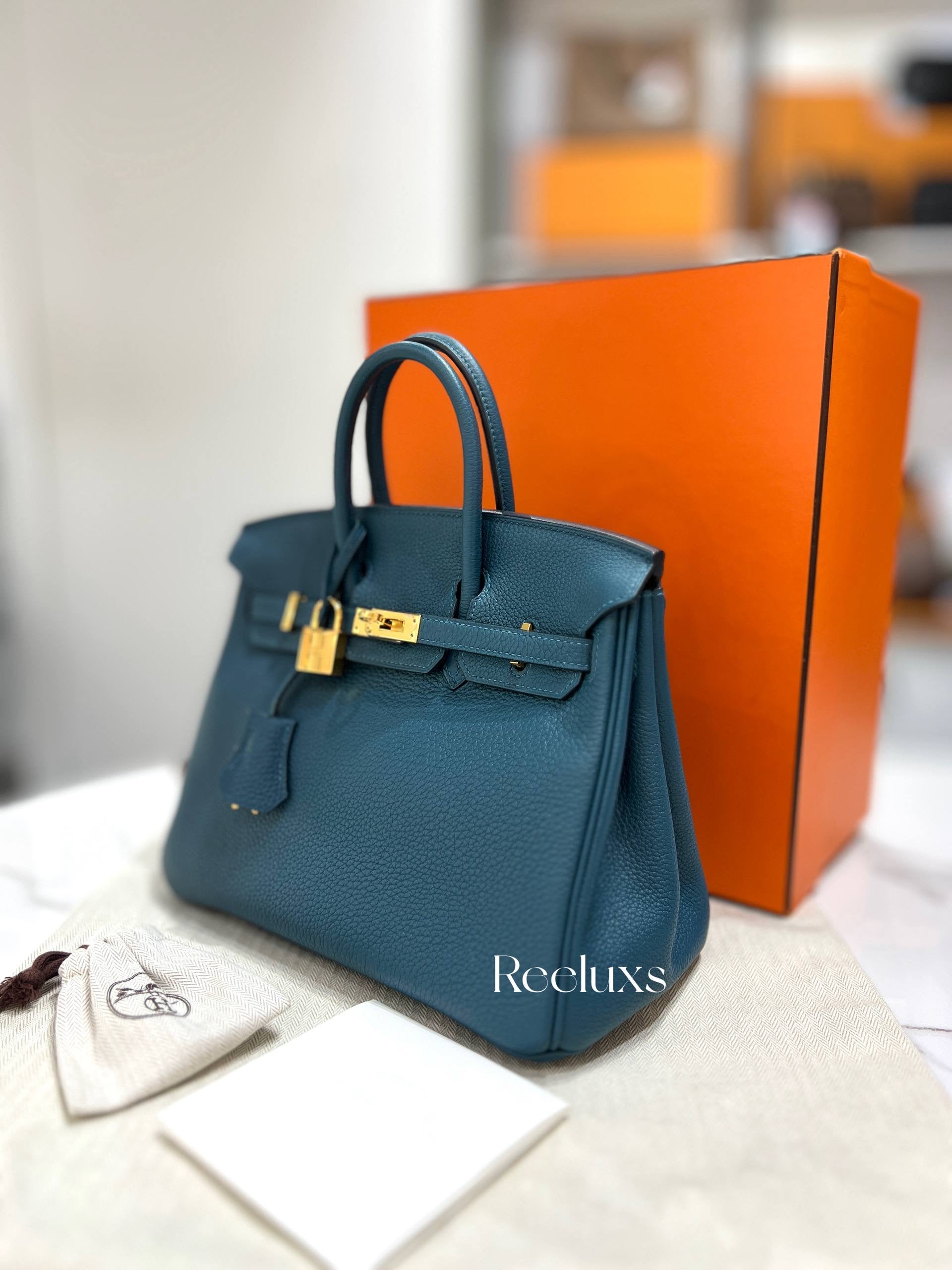 Hermès Birkin25 - Togo Leather With Gold Hardware