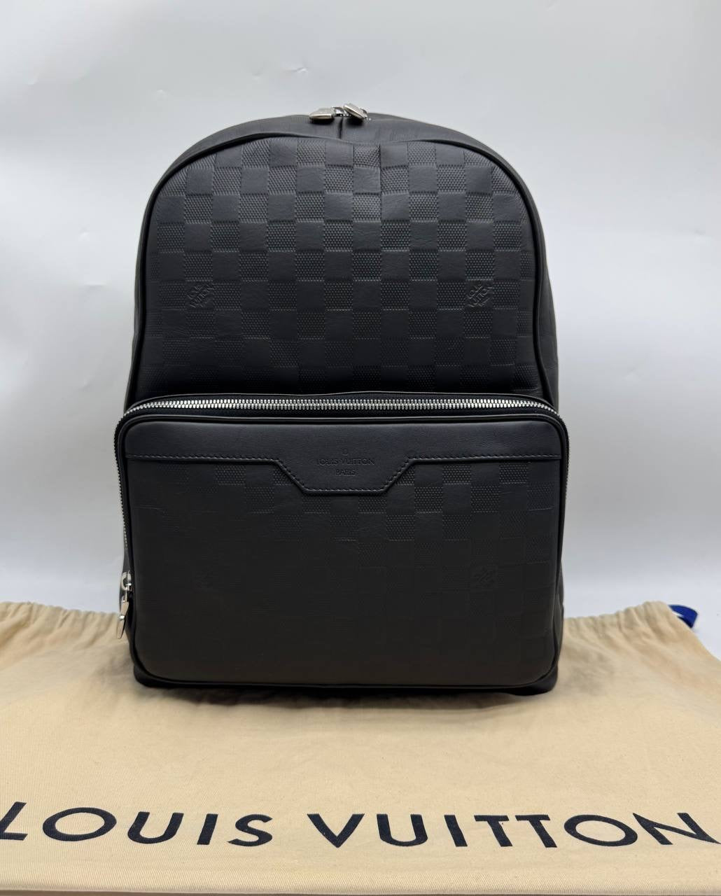 LOUIS VUITTON LV Campus Backpack Damier Black Leather