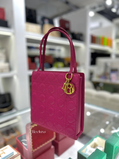 Lady DIOR Pink Quilted Shoulder Bag