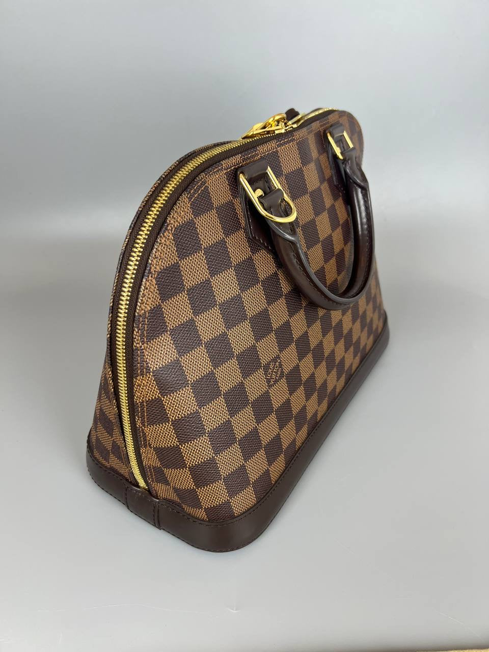 LOUIS VUITTON Alma PM - Damier Ebene Gold Hardware
