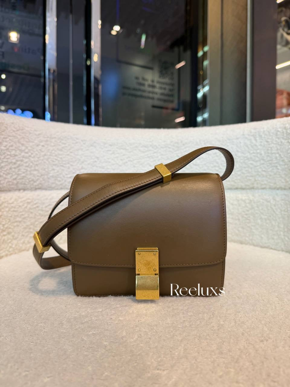 Celine Classic Leather Shoulder Bag