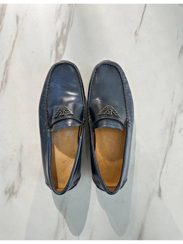 EMPORIO ARMANI Men’s Loafers Midnight Size 6 - Reeluxs 