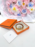 Hermès Glenan Double Tour Bracelet (Braided Leather)
