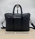 LOUIS VUITTON LV Damier Graphite Porte Documents Voyage Shoulder Bag