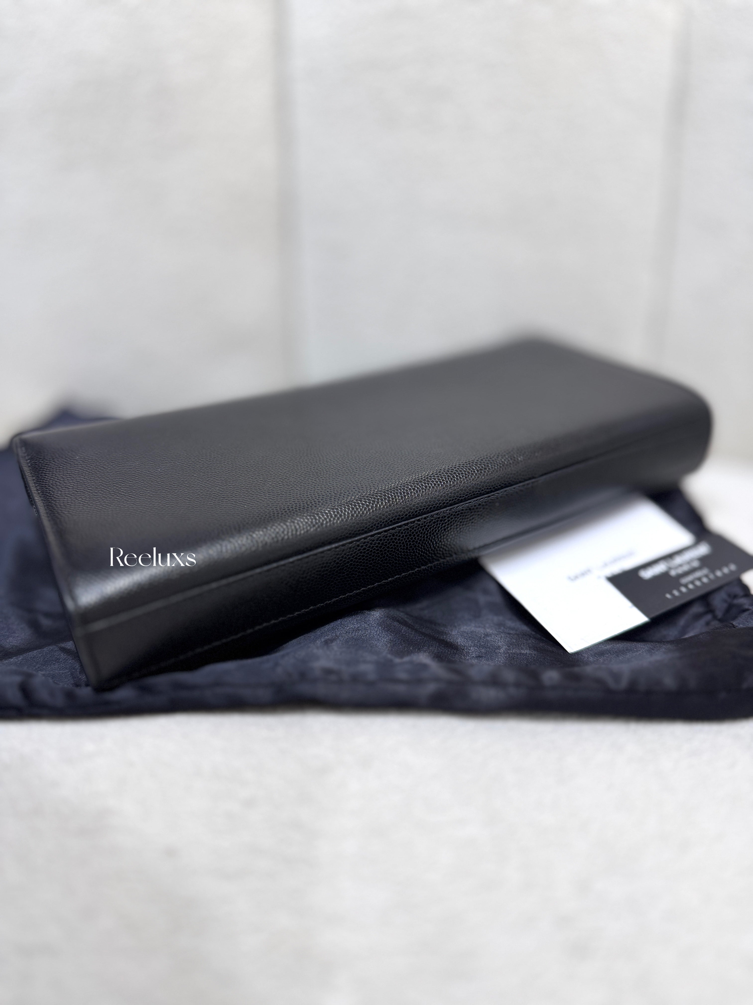 YVES SAINT LAURENT YSL Kate Black Clutch Bag