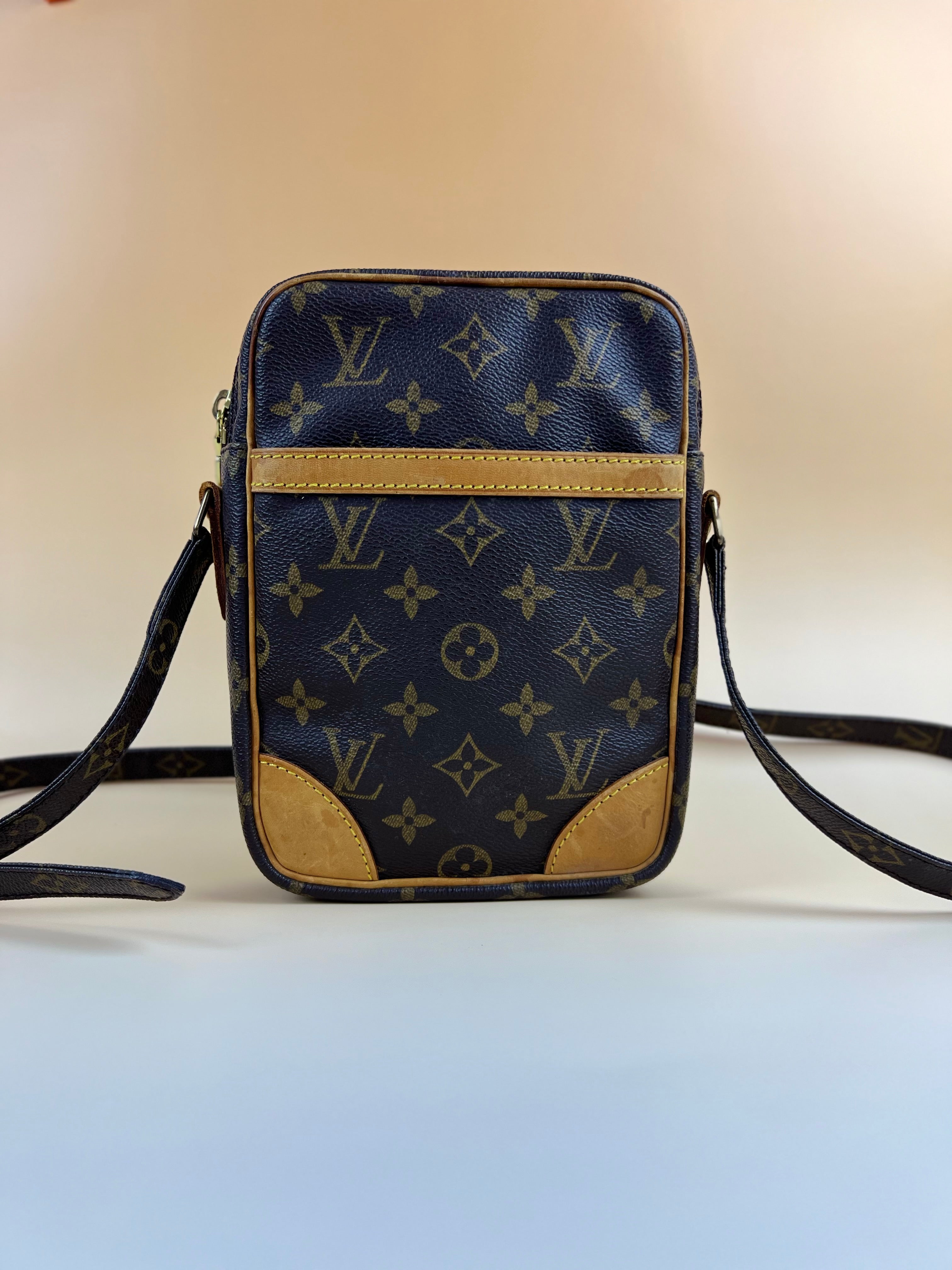 LOUIS VUITTON Danube Monogram Canvas Shoulder Bag For Women - Reeluxs 