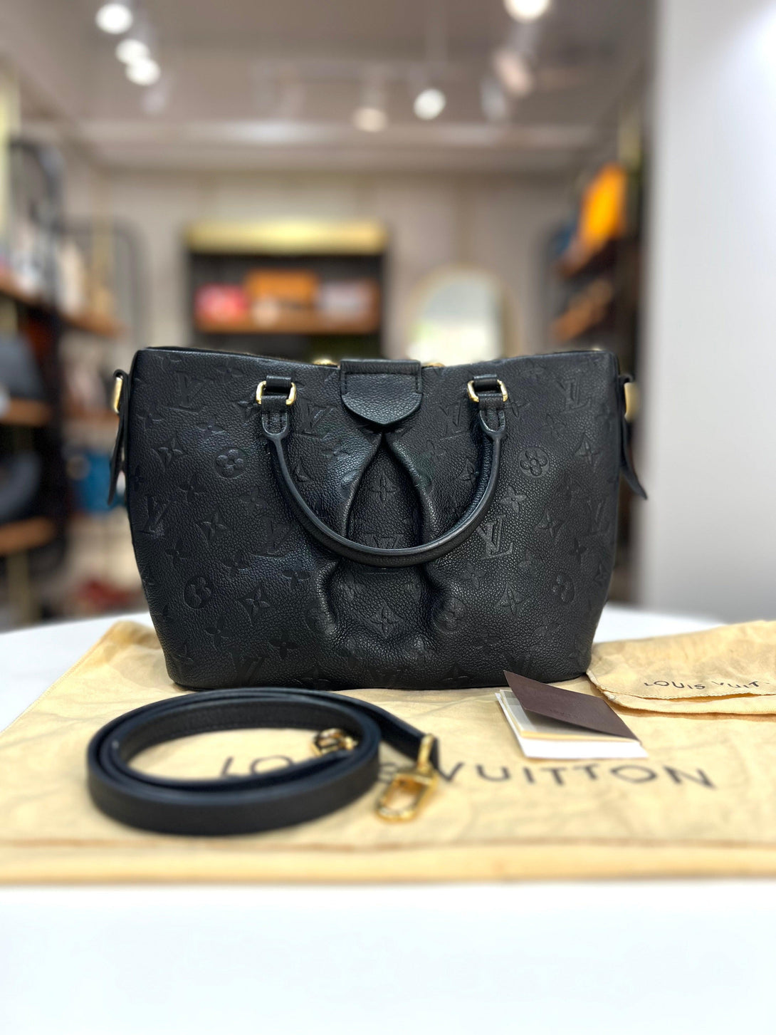 Louis Vuitton Black Empreinte
Monogram Mazarine PM w/Strap - Reeluxs 