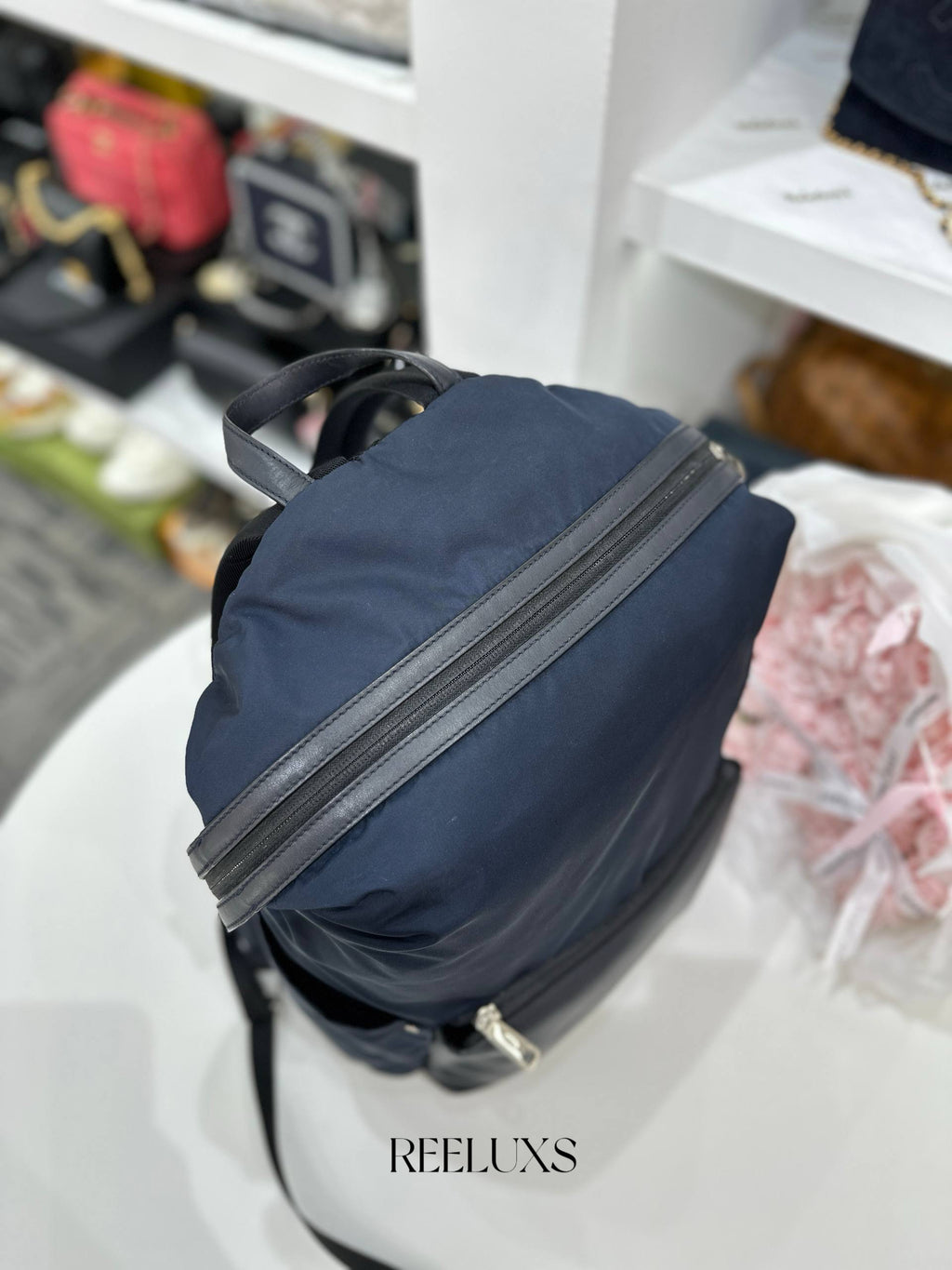 Fendi Monster Eye Nylon Backpack