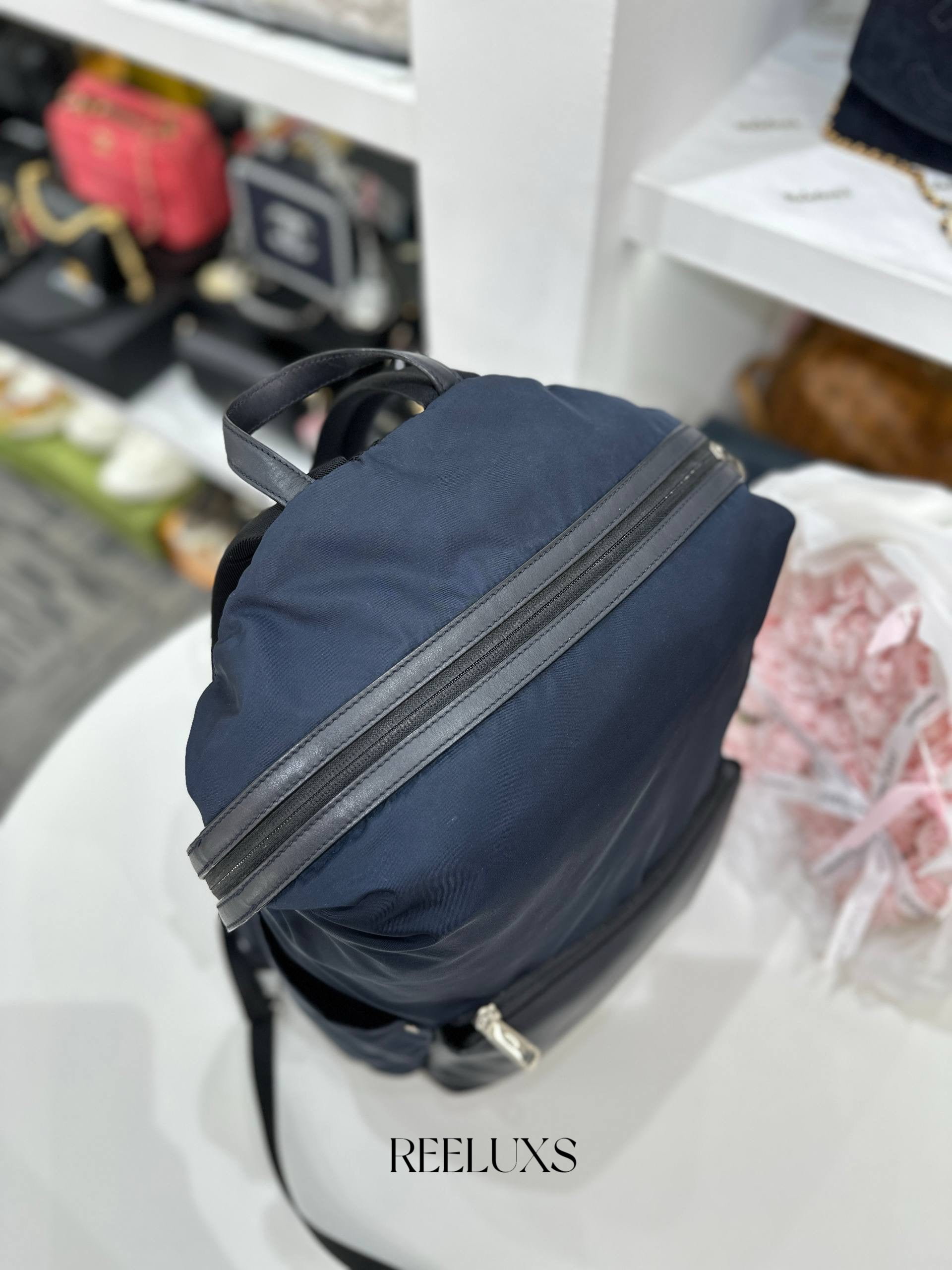 Fendi Monster Eye Nylon Backpack