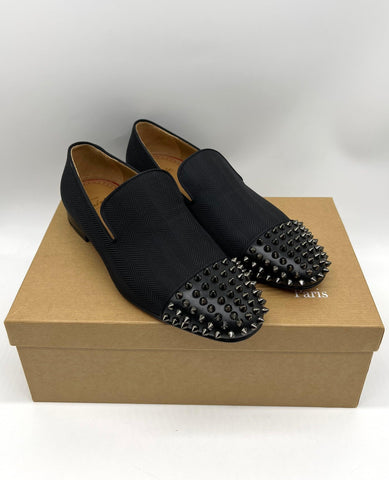 CHRISTIAN LOUBOUTIN Spooky Black Loafers New - Reeluxs 