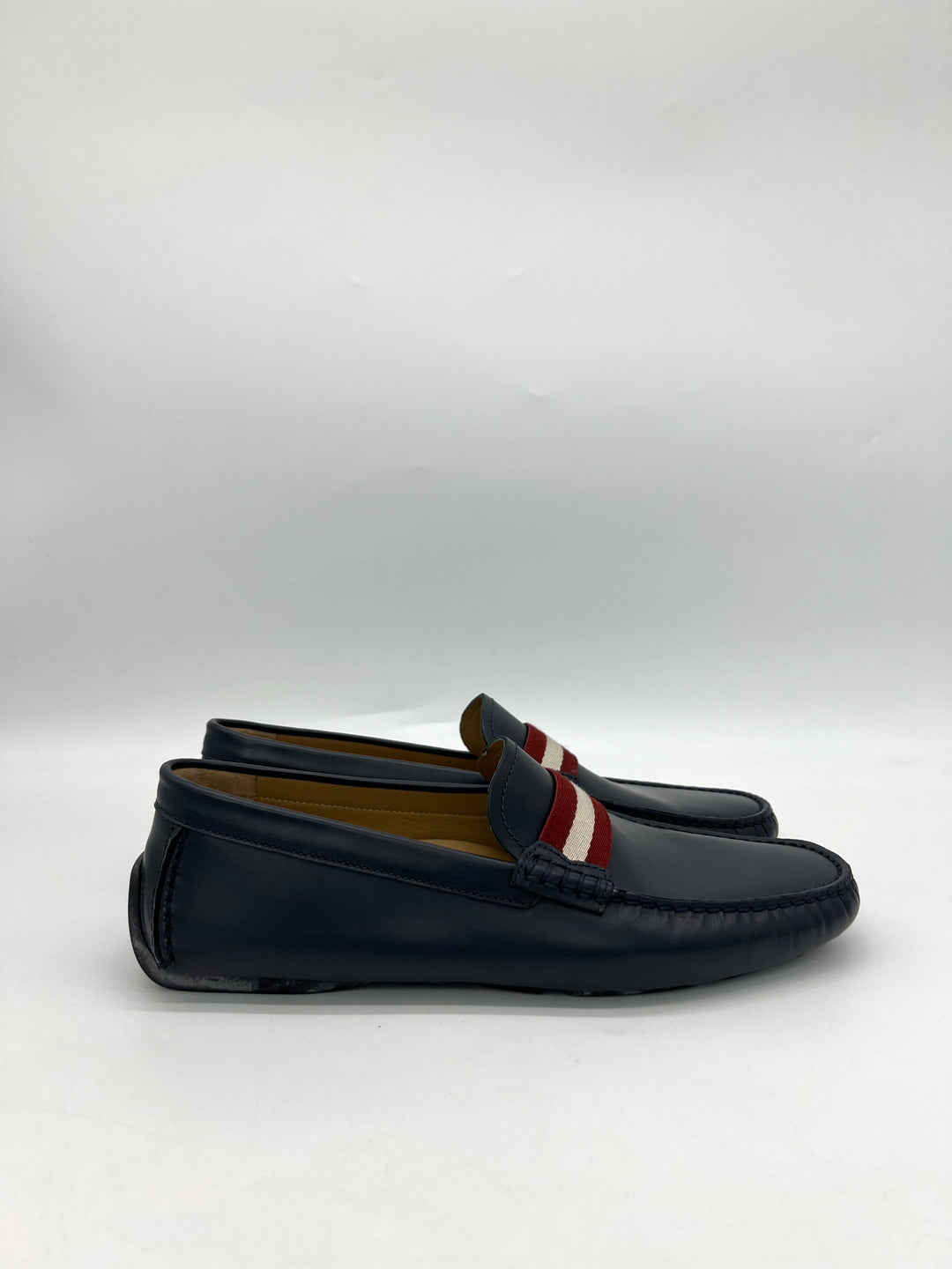BALLY Leather Drivers In Blue