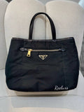 PRADA Tessuto Saffiano Nylon Tote Bag
