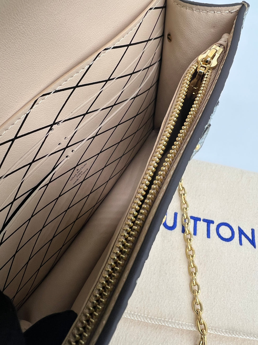 LOUIS VUITTON Trunk Chain Sling Bag - Reeluxs 