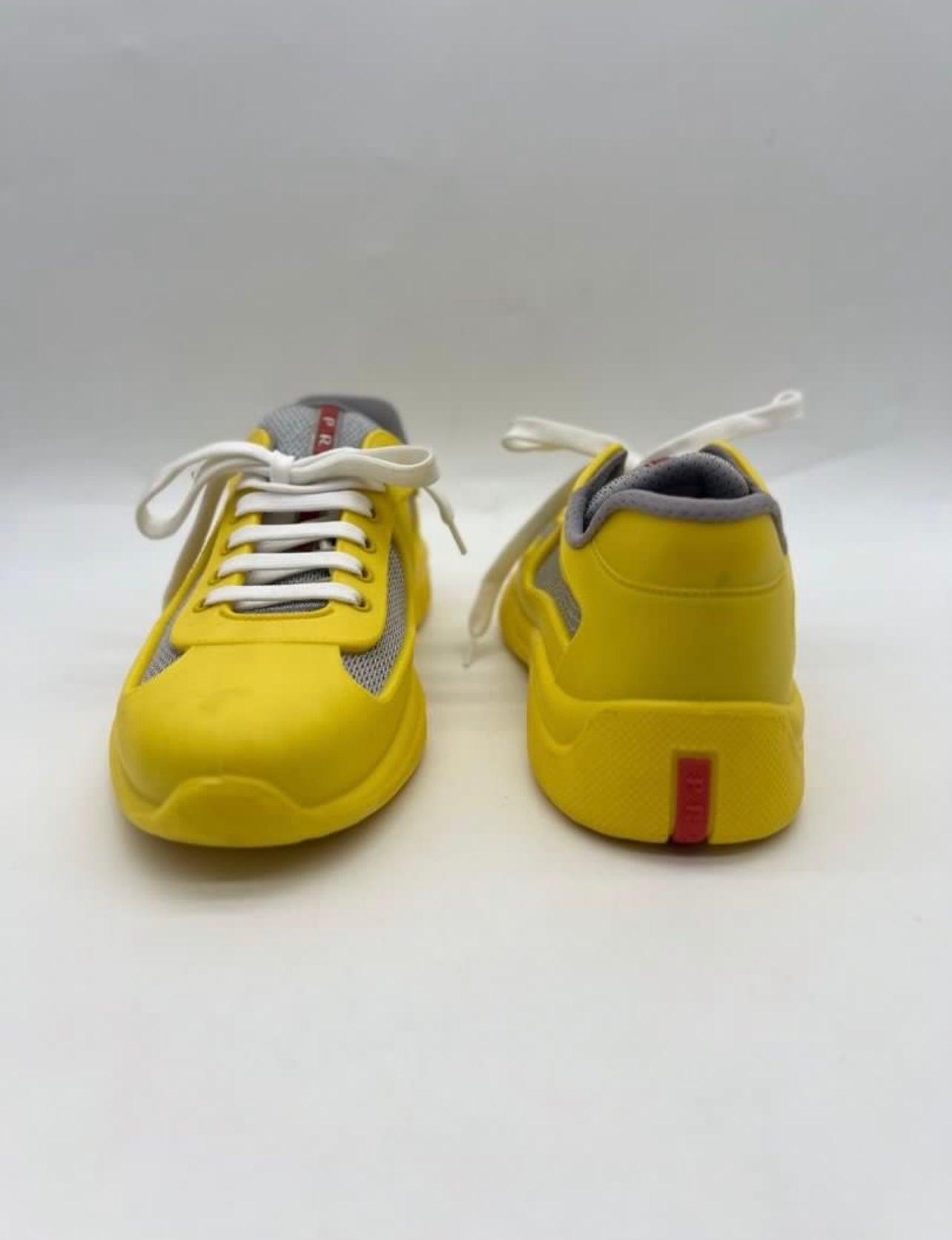 Prada Yellow Sneaker shoe for Unisex Size 42 - Reeluxs 