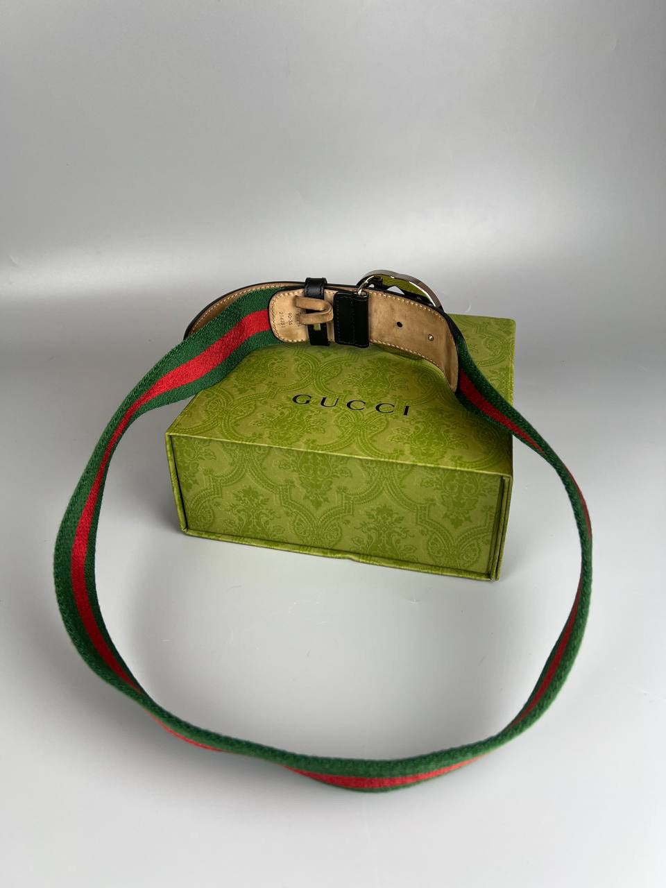 GUCCI Belt Red Green IN Men's Belts