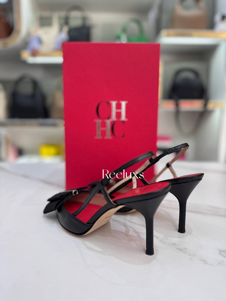 CH Carolina Herrera Lacito Insignia Pumps
