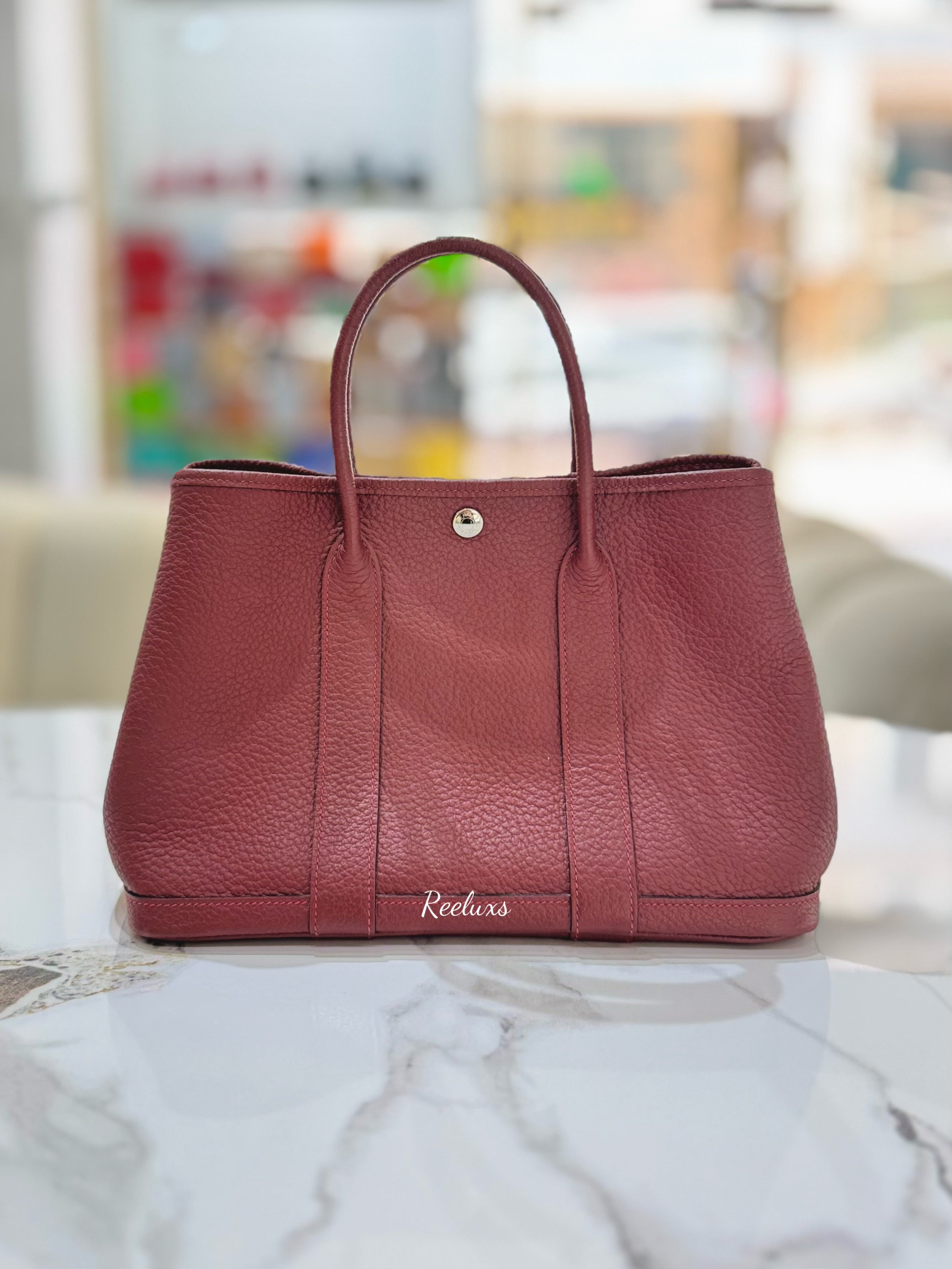 HERMES Garden Party 30 TPM Tote Handbag
