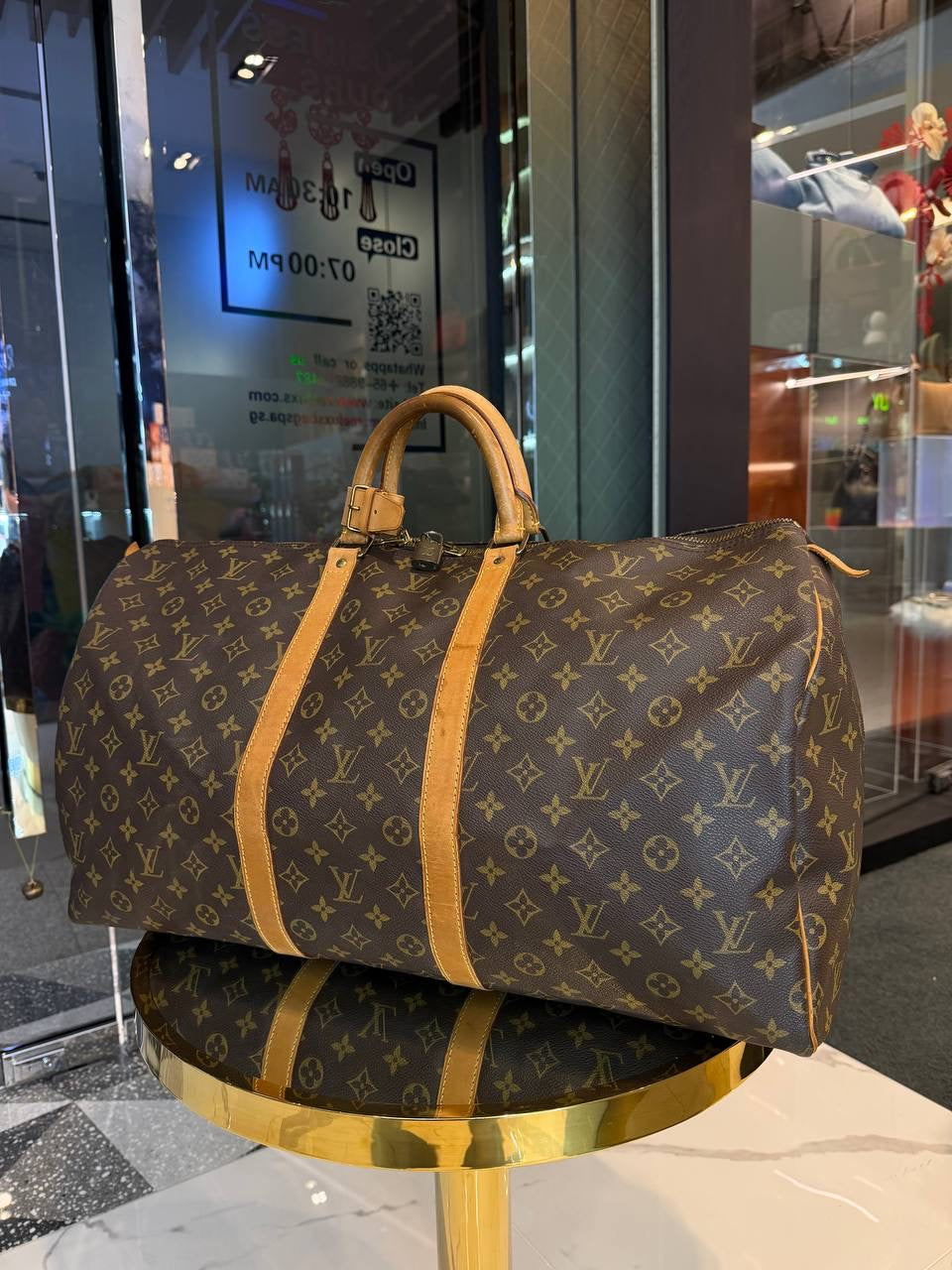 Louis Vuitton Keepall 55 duffle bag