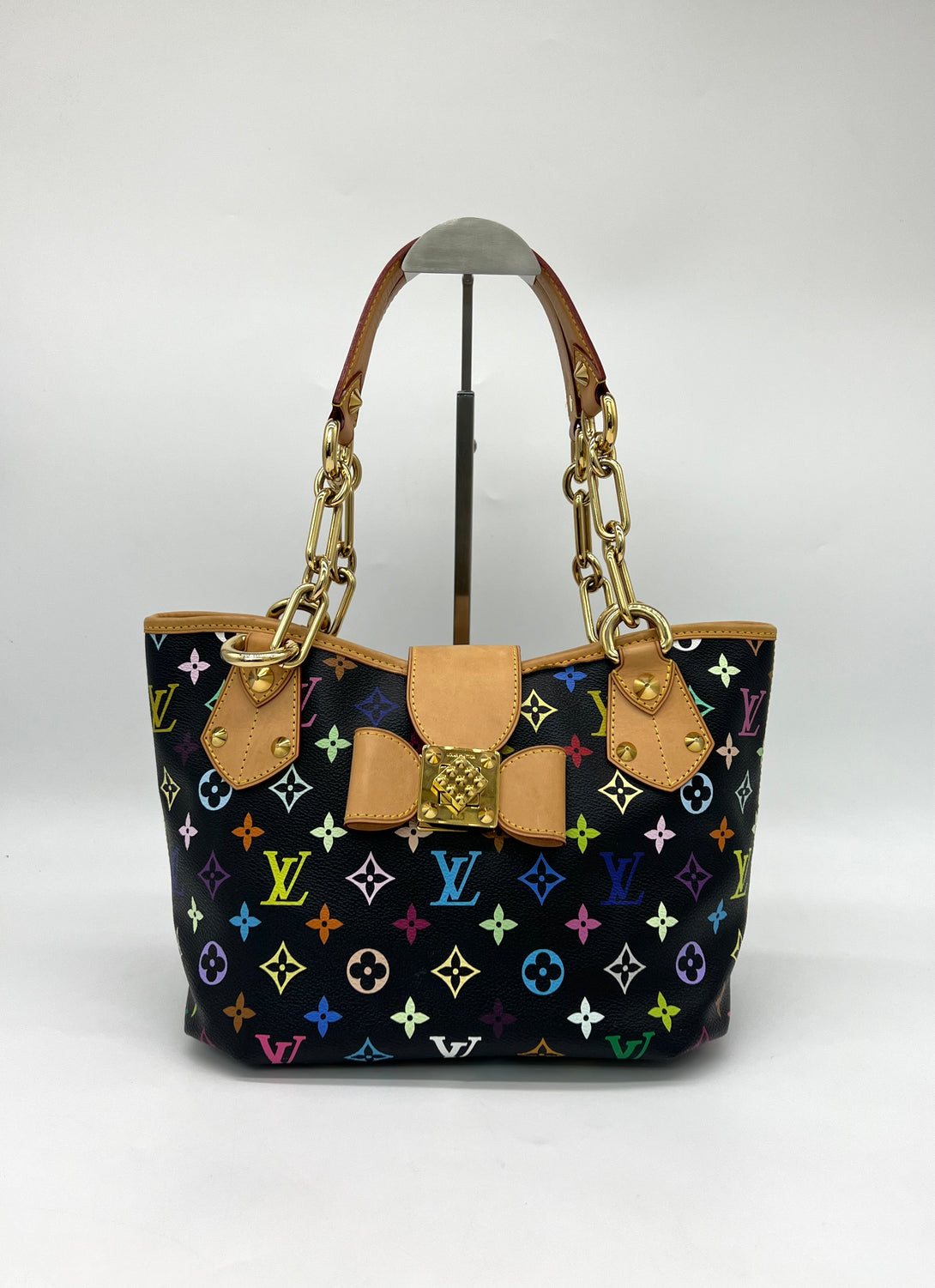 Louis Vuitton Monogram Multicolor Annie MM Tote Bag - Reeluxs 