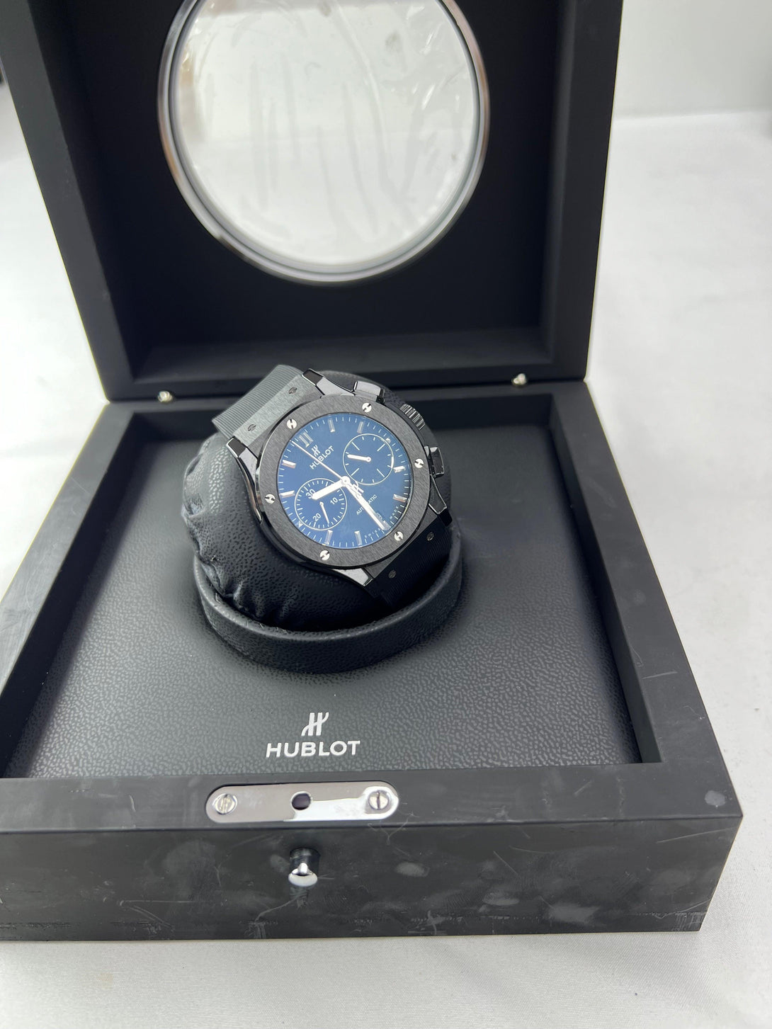 Full Set HUBLOT BIG Big Bang Unico 42mm TI/Rubber Black Men Watch - Reeluxs 