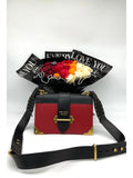 FAST DEAL PRADA CASHIER BAG CALFSKIN RED /BLACK GHW - Reeluxs 