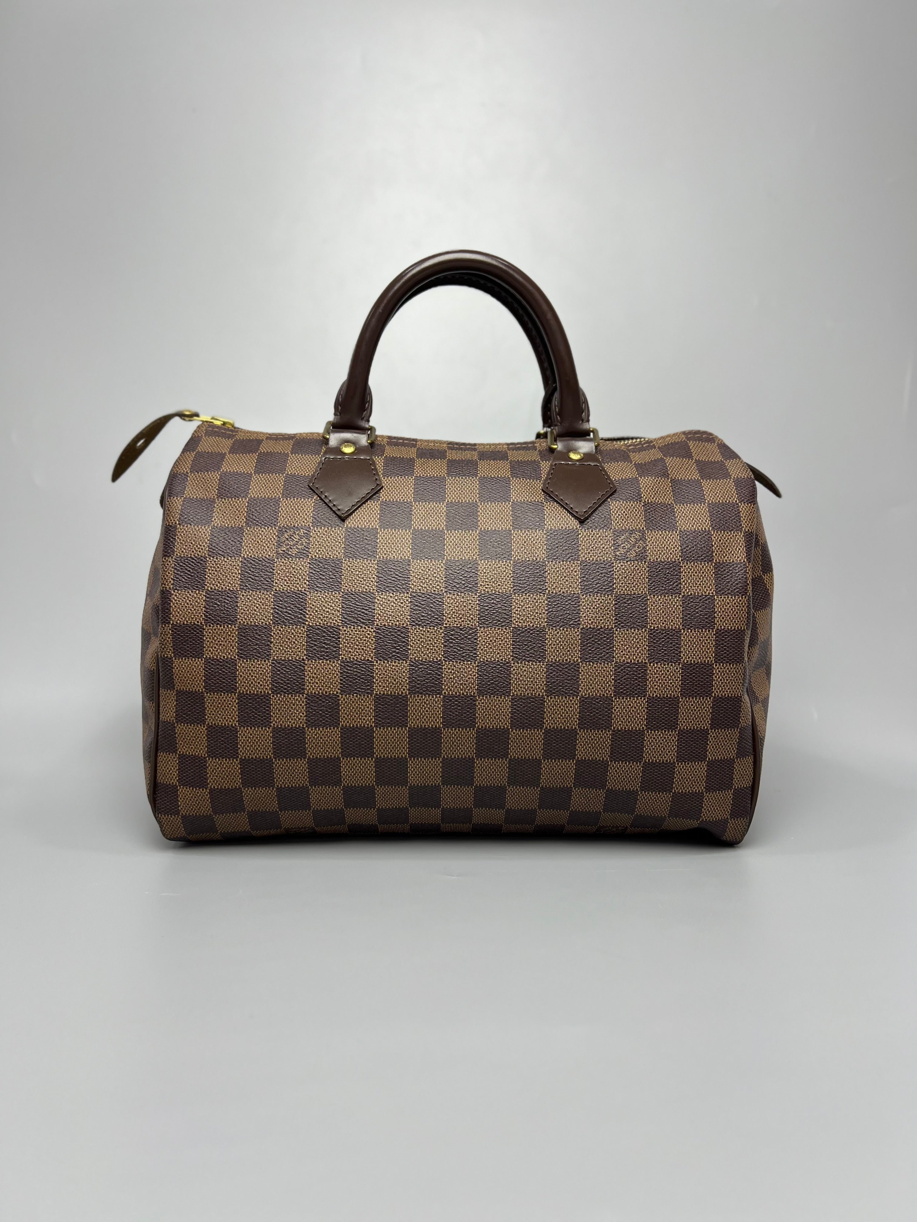 LOUIS VUITTON Damier Ebene Speedy 30 Women’s Handbag